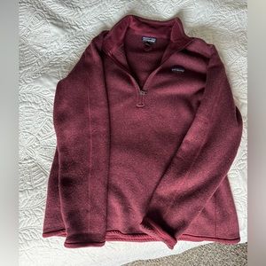 Red Patagonia fleece